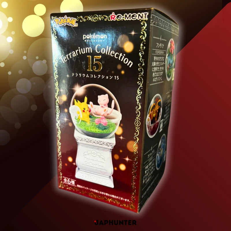 Pokémon Terrarium Collection 15 – Re-Ment Blind Box (1 Random Figure Inside) | Pikachu, Mew, Lapras &amp; More!