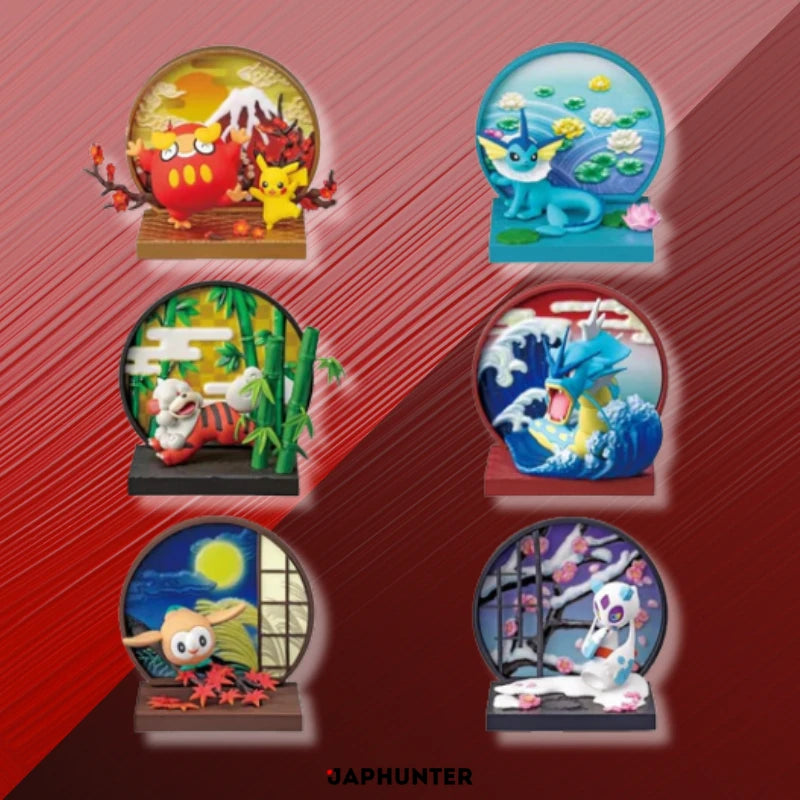 Pokémon Re-Ment Wanomado – Série japonaise, produit officiel (1 aléatoire)