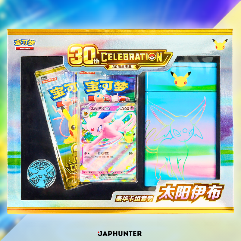 Pokémon 30th Anniversary Celebration Deluxe Deck Set – Espeon ex | Simplified Chinese Edition