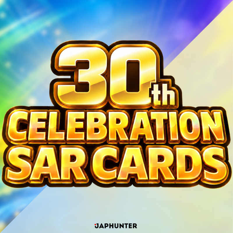 Pokémon 30th Celebration SAR Card Collection | Single Card or Complete 10-Card Set | Japanese Edition