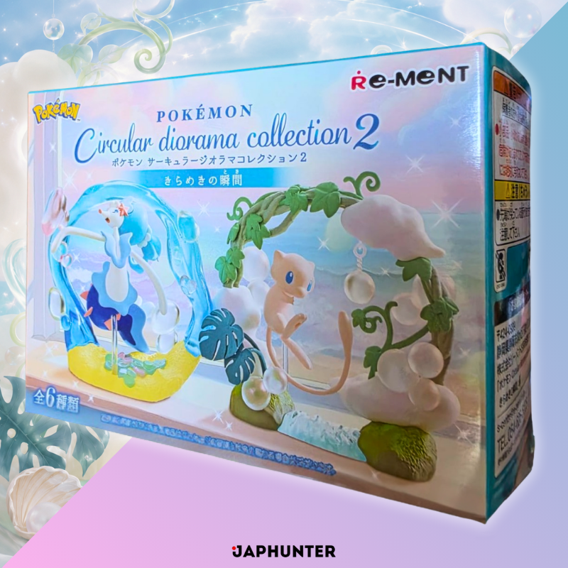 Pokémon Circular Diorama Collection 2 – Sparkling Moment | Collection de figurines Re-Ment japonaises
