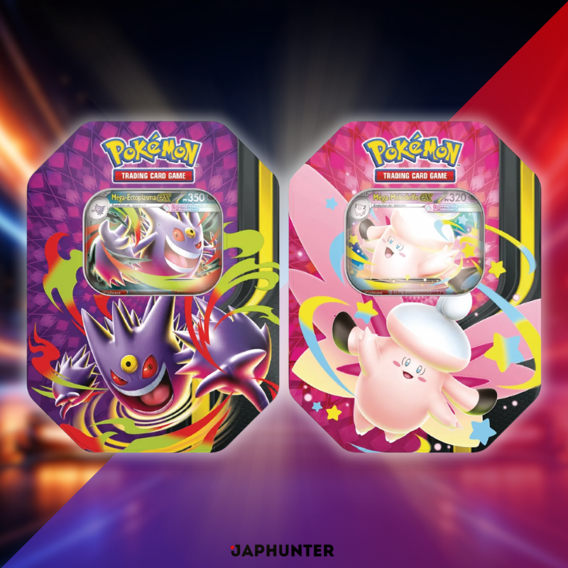 Coffret Pokémon Lumière Lunaire (Méga Ectoplasma ex / Méga Mélodelfe ex) | Édition Française (1 Coffret Aléatoire)