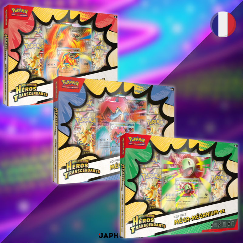 Pokémon – Mega Evolution ME2.5 Transcendent Heroes ex Box | French Edition (1 Random Box)