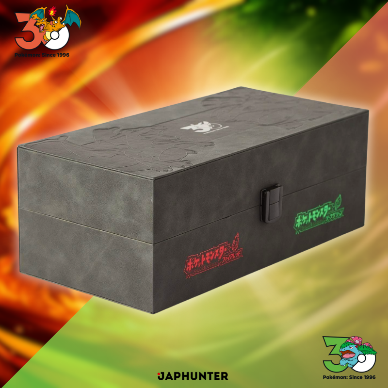 Pokémon 30th Anniversary Collector Set (Kanto Starters + Crystal Orbs) and digital Games Green Leaf and Fire red