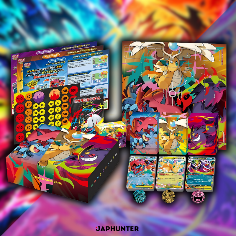 Pokémon MEGA – Special Deck Set MEGA | Méga-Aligatueur ex, Méga-Dracolosse ex & Méga-Ectoplasma ex | Édition japonaise