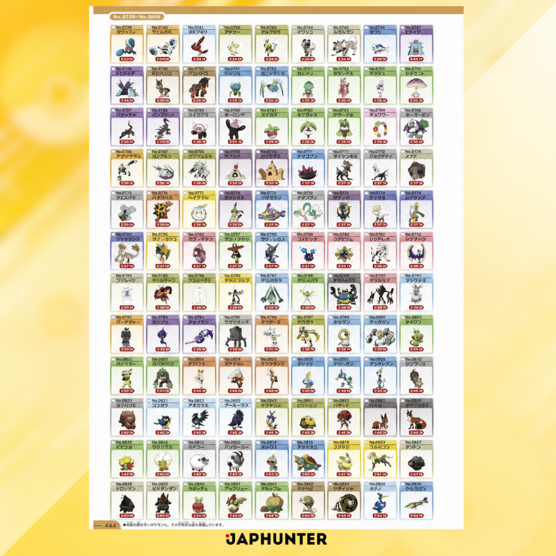 Pokémon Offizieller Nationaler Pokédex 1996–2026 | Japanische Ausgabe | Offizielles Buch