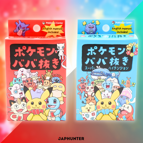 Pokémon Old Maid Card Deck Blue & Red Set | Japanese Edition