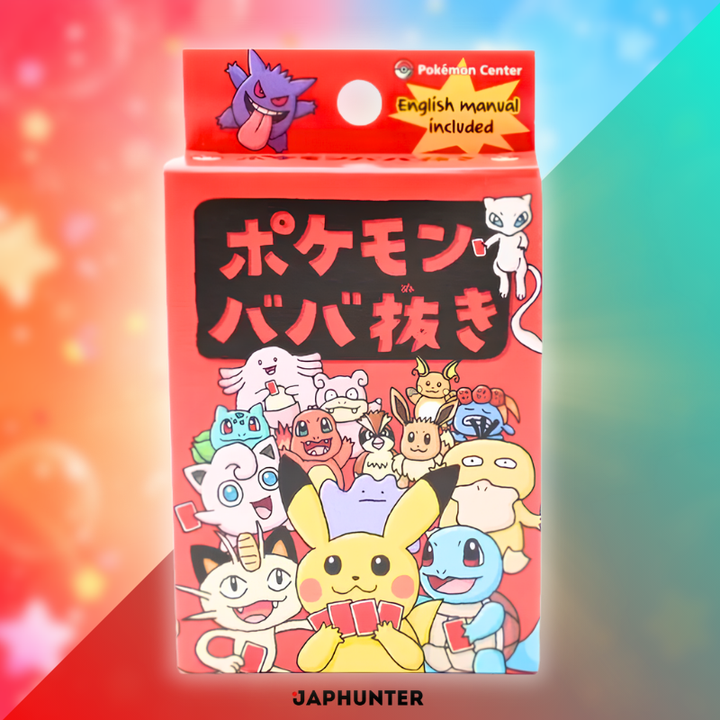 Pokémon Old Maid Card Deck Blue & Red Set | Japanese Edition