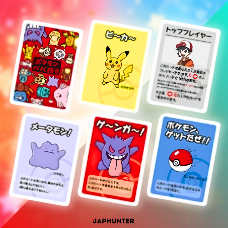 Pokémon Old Maid Card Deck Blue & Red Set | Japanese Edition
