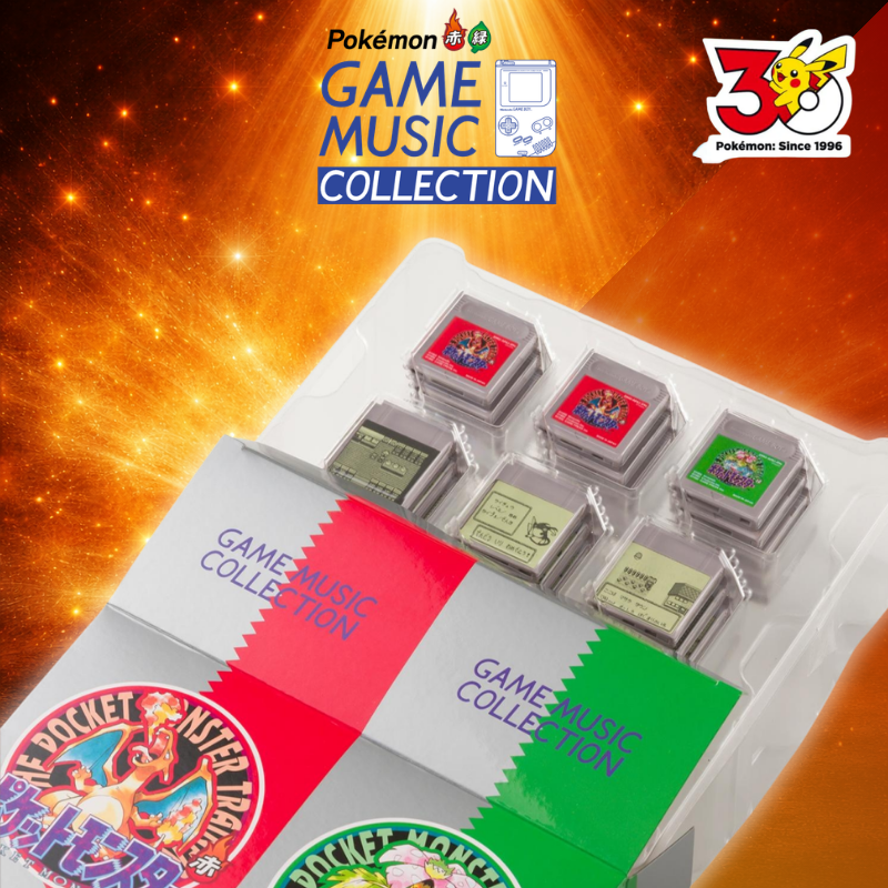 Pokémon Red & Green Game Music Collection with Game Boy-Style Player (JPN)