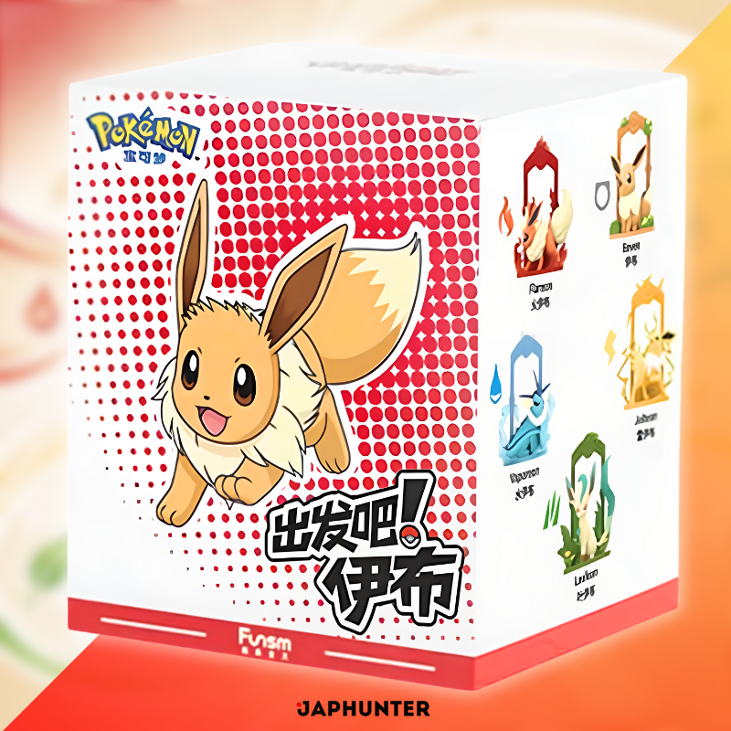Pokémon Let’s Go! Evoli Série Boîte Mystère (CHN) | Figurine de collection chinoise scellée