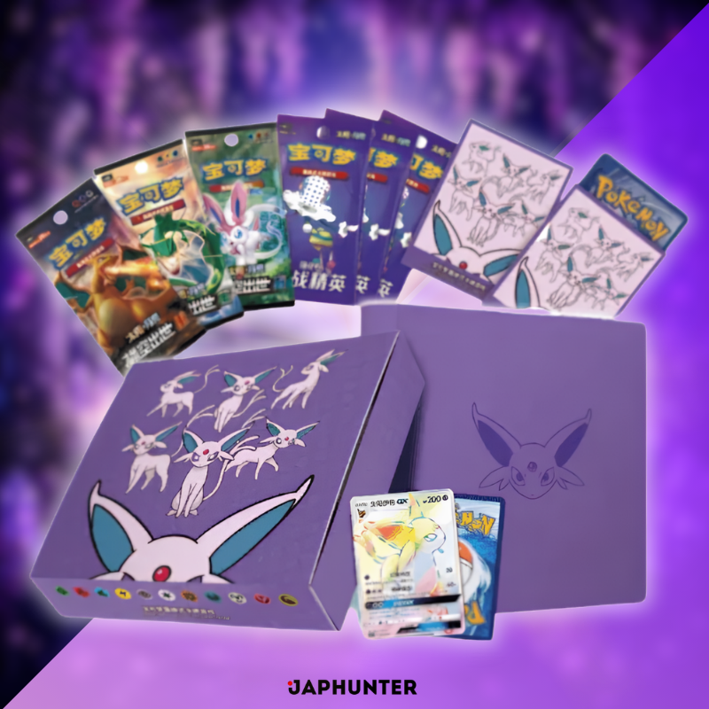 Pokémon Sun & Moon Eevee GX Espeon Collection Gift Box (6 Pack)