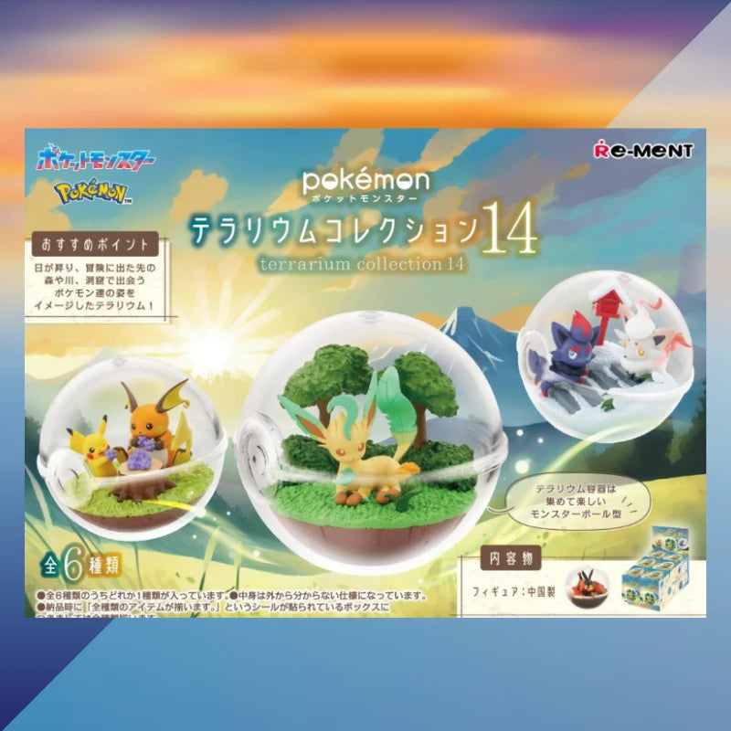 Pokémon Re-Ment Terrarium Collection Vol. 14 – Offizielles Japan (1 zufällig)