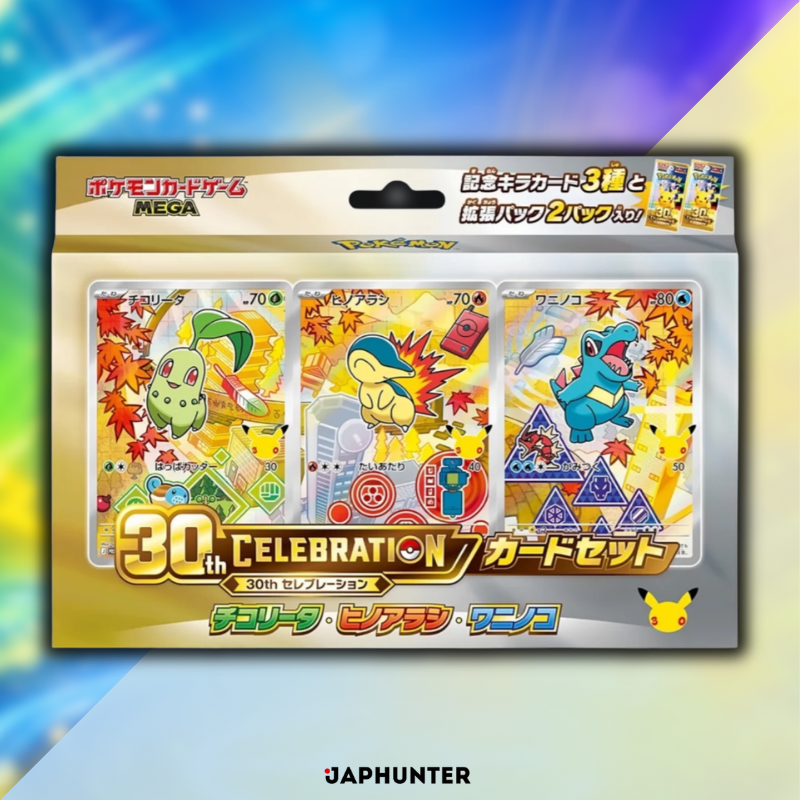 Pokémon Card Game MEGA – Coffret de cartes 30e CÉLÉBRATION | Édition japonaise