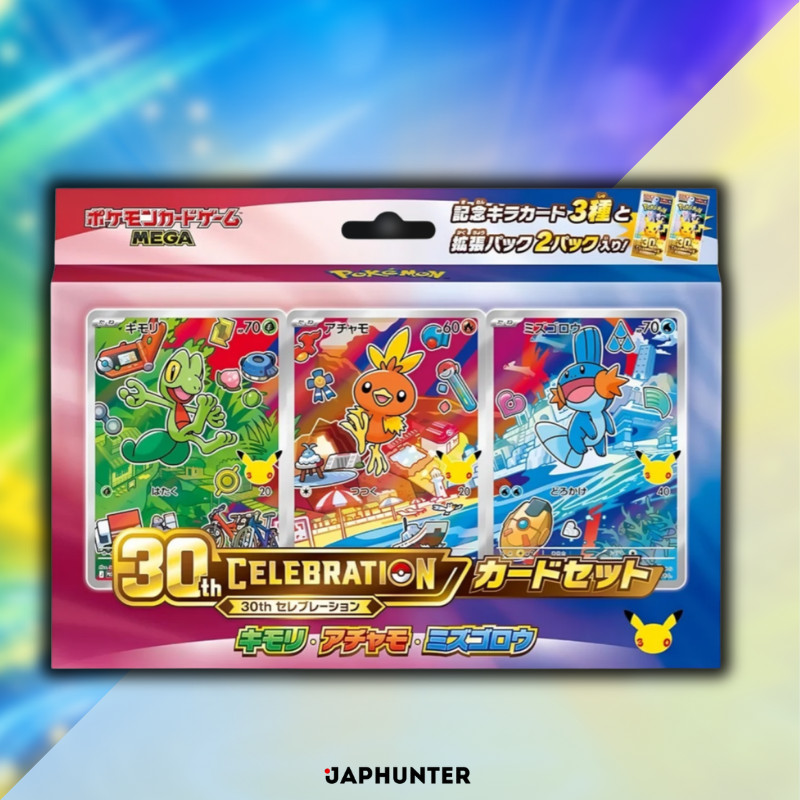 Pokémon Card Game MEGA – Coffret de cartes 30e CÉLÉBRATION | Édition japonaise