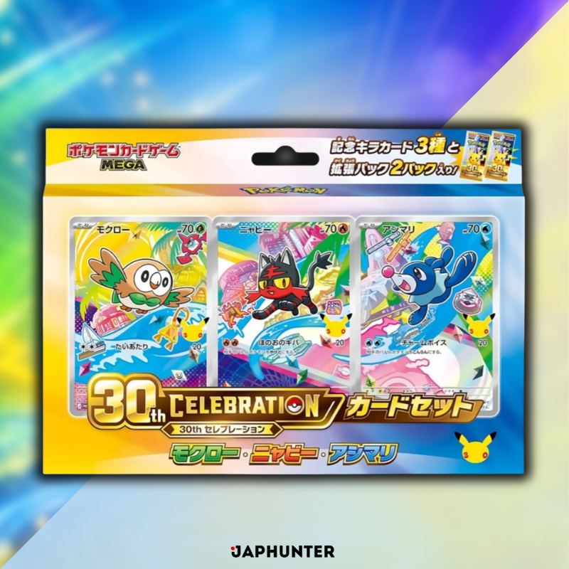 Pokémon Card Game MEGA – Coffret de cartes 30e CÉLÉBRATION | Édition japonaise