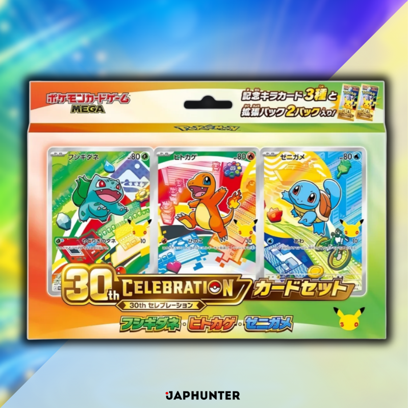 Pokémon Card Game MEGA – Coffret de cartes 30e CÉLÉBRATION | Édition japonaise