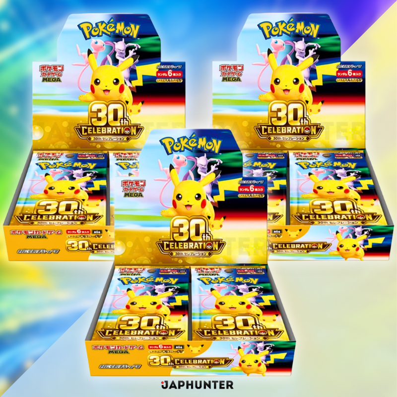 Pokémon MEGA – 30th CELEBRATION Booster Box Display (M6a) | Japanese Edition