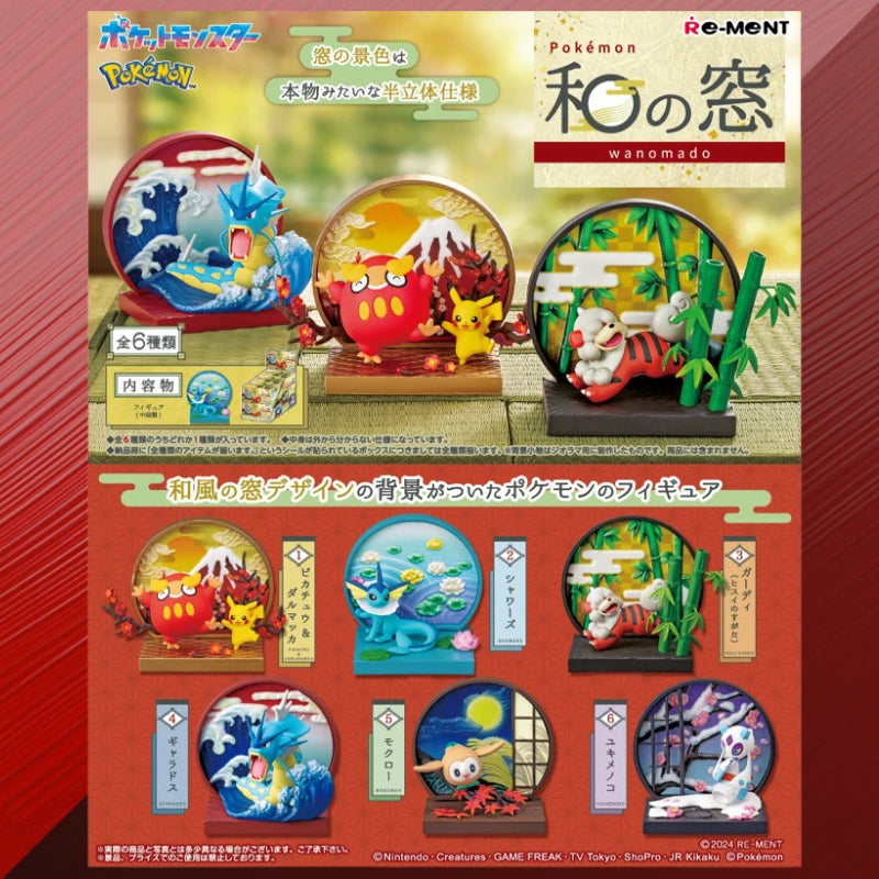 Pokémon Re-Ment Wanomado – Série japonaise, produit officiel (1 aléatoire)