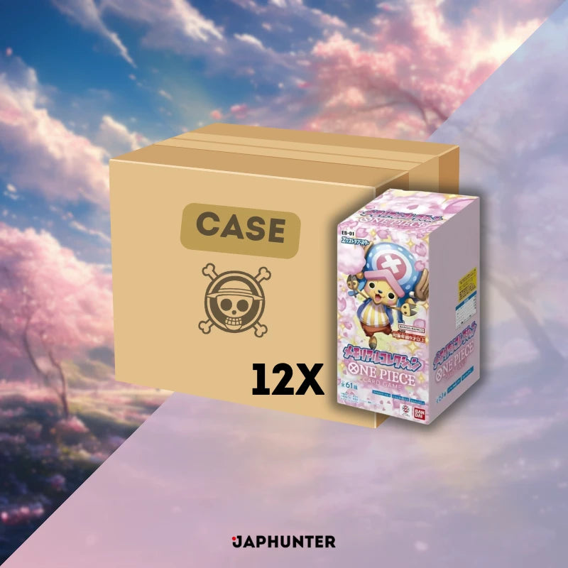 One Piece EB-01 Memorial Collection Japanese Booster Box Display