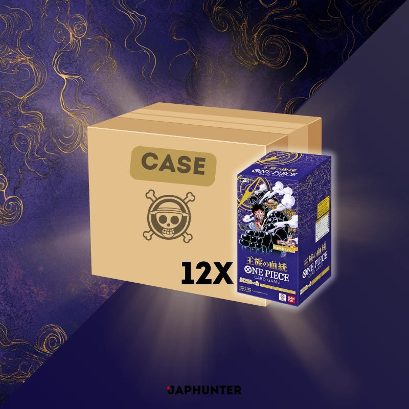 One Piece OP-10 Royal Blood Japanese Booster Box Display