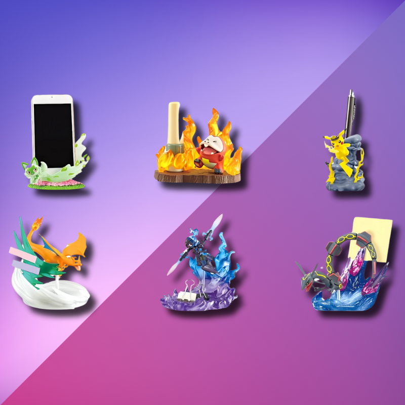 Pokémon Re-Ment Battle On Desk Ver. Anime – Figurines officielles (1 aléatoire)