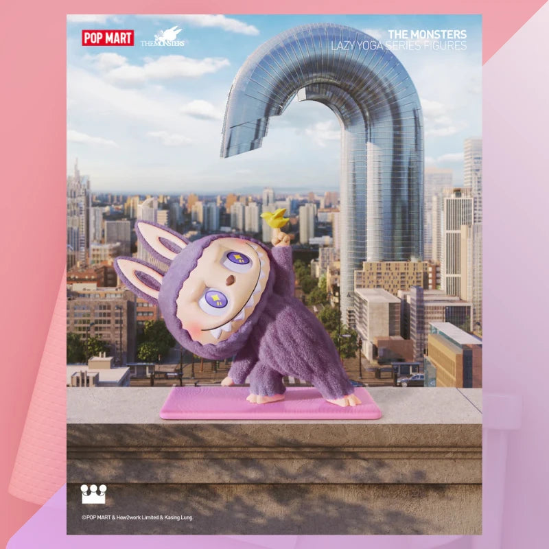 POP MART LABUBU Lazy Yoga-Serie – Pop Mart Blind Box (Offizielles Produkt)