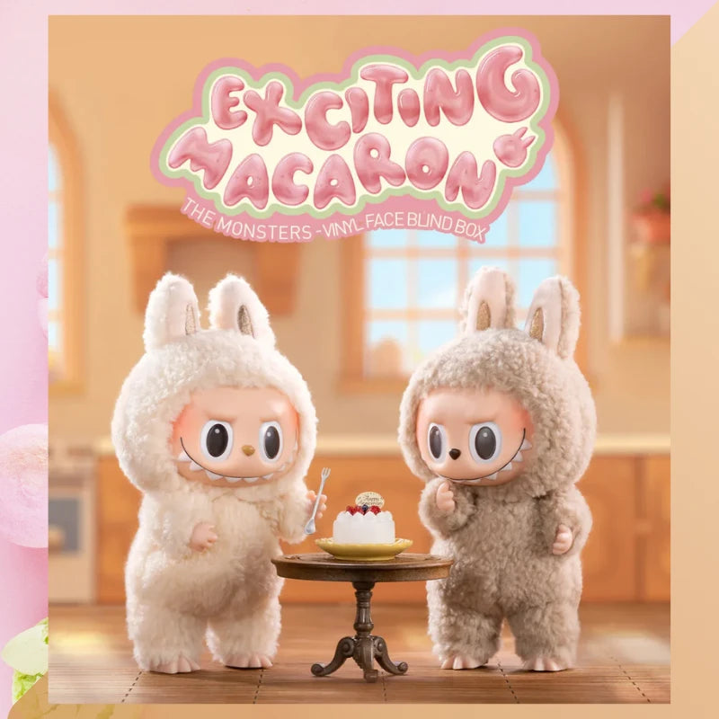 POP MART LABUBU Exciting Macaron - Vinyl Face Blind Box | Official Pop Mart Collectible