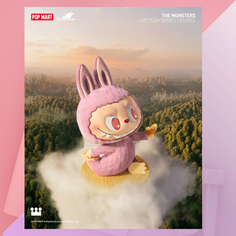 POP MART LABUBU Lazy Yoga-Serie – Pop Mart Blind Box (Offizielles Produkt)