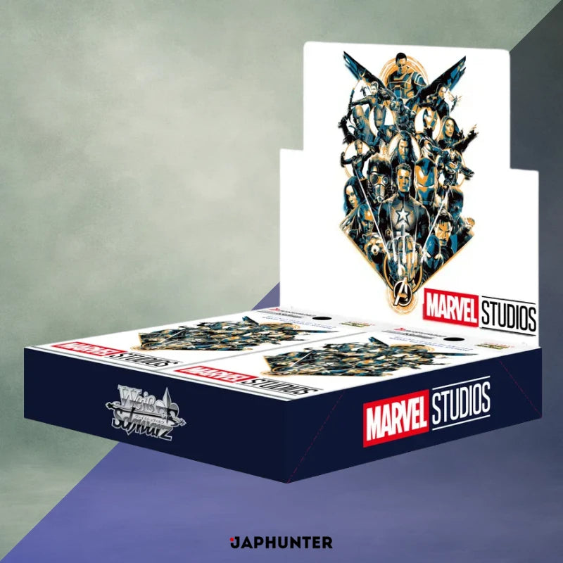 Coffret de boosters Weiss Schwarz – Marvel Studios (Édition japonaise) | Jeu de cartes à collectionner officiel Bushiroad