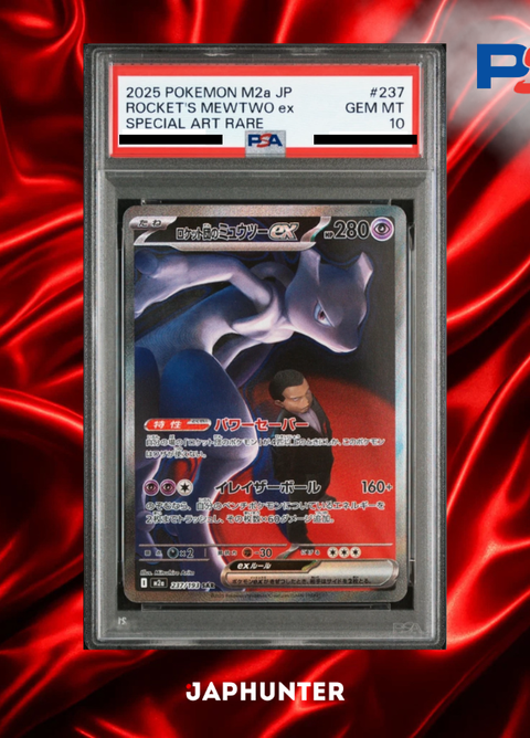 Rocket’s Mewtwo ex SAR #237 – Pokémon M2a Japanese | PSA 10 Gem Mint | Graded Card