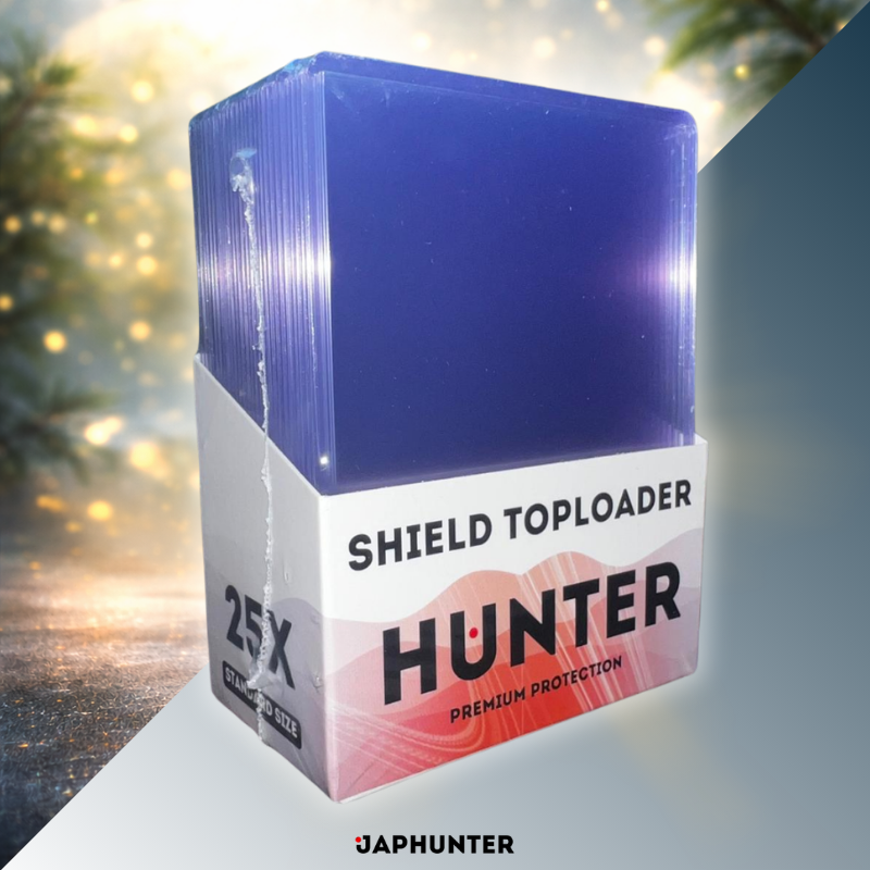 Toploader - 35PT (Lot de 25) | 63×88mm | Protection de Cartes Premium | Étuis Rigides Transparents
