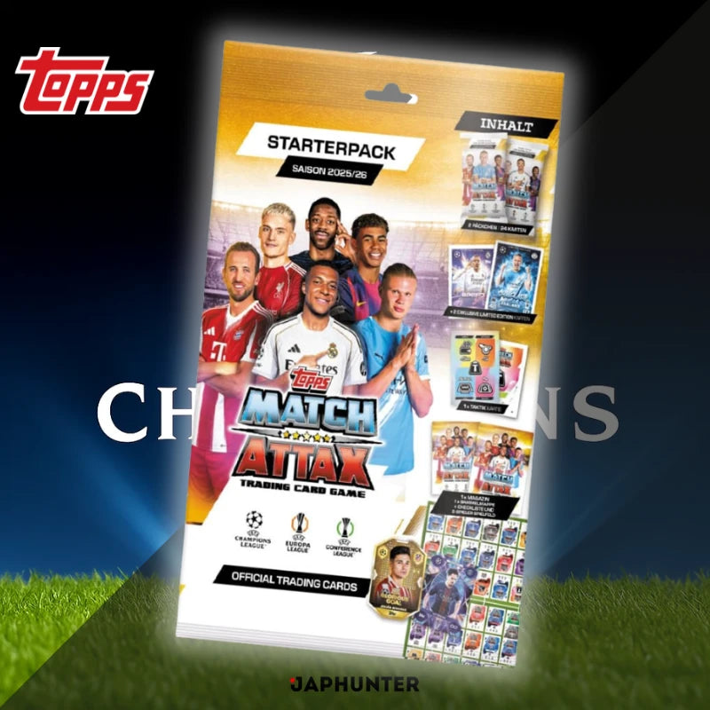 Topps - UEFA Champions League Match Attax 2025/26 – Starter Pack