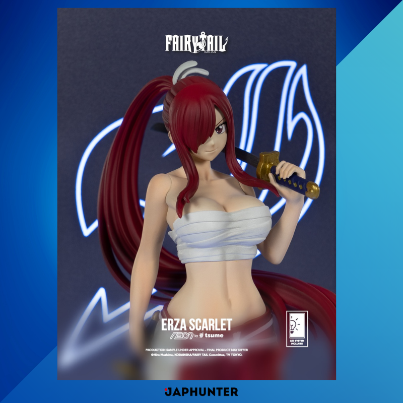 Erza Scarlet – NEON by Tsume Lighted Display Figure Set