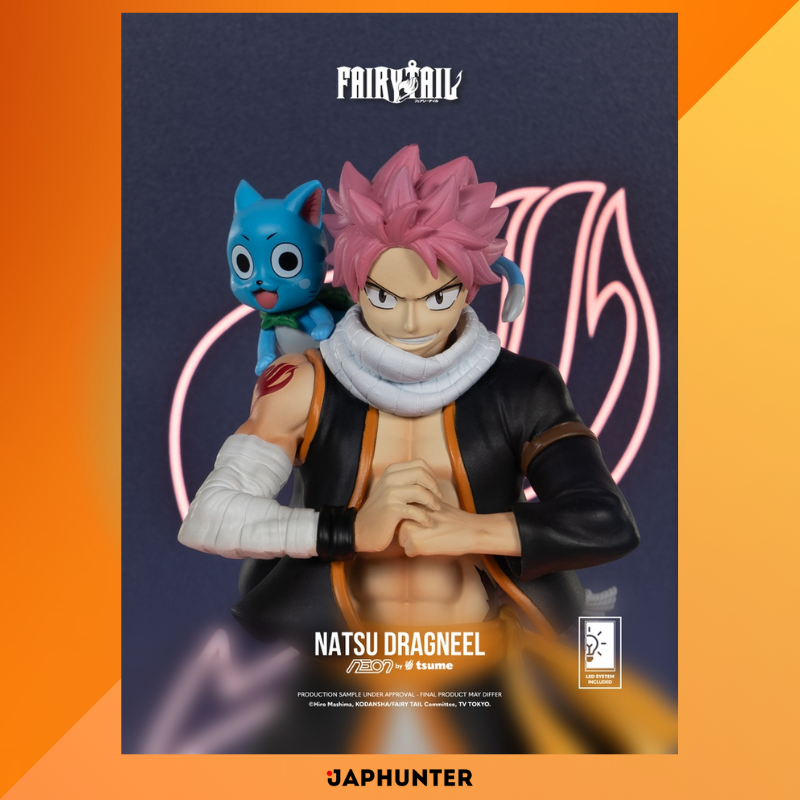 Natsu Dragneel – NEON by Tsume Lighted Display Figure Set