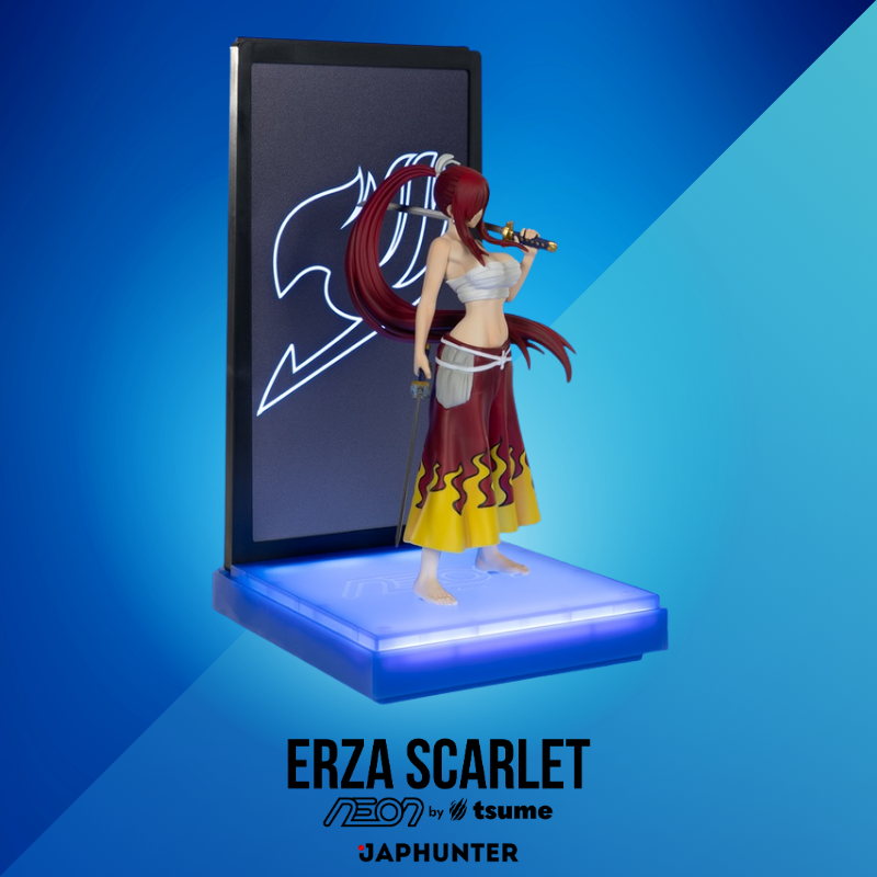 Erza Scarlet – NEON by Tsume Lighted Display Figure Set