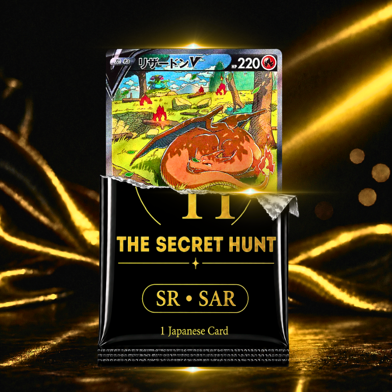 The Secret Hunt Mystery Pack | 1 Japanese Pokémon SR or SAR Card