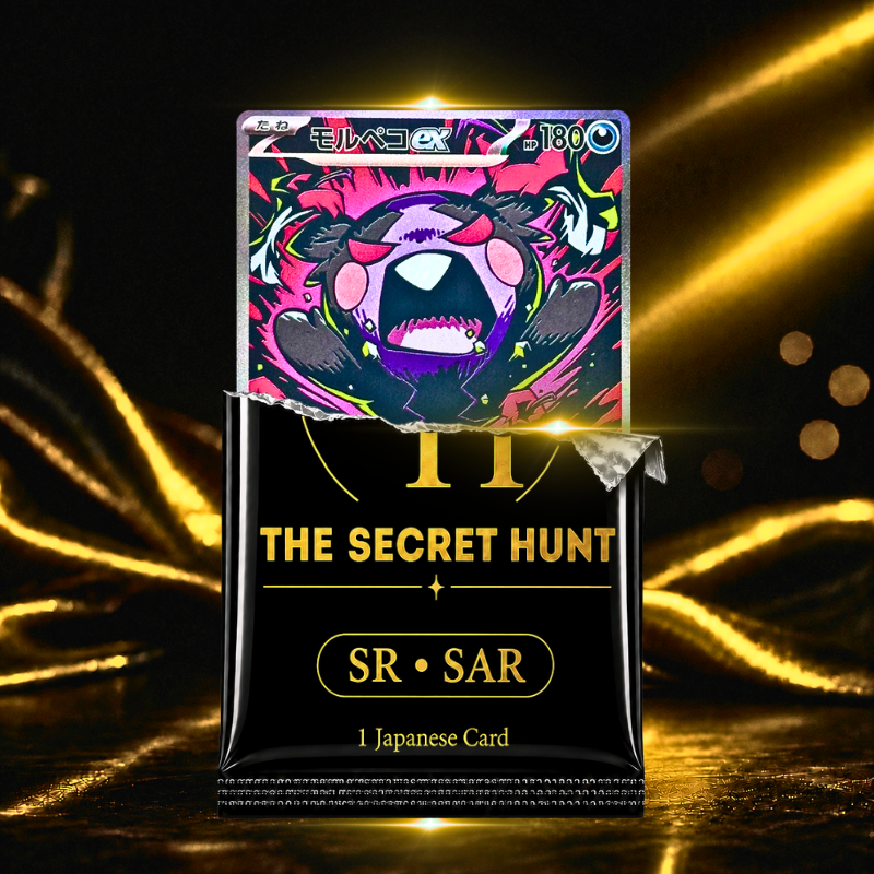 The Secret Hunt Mystery Pack | 1 Japanese Pokémon SR or SAR Card