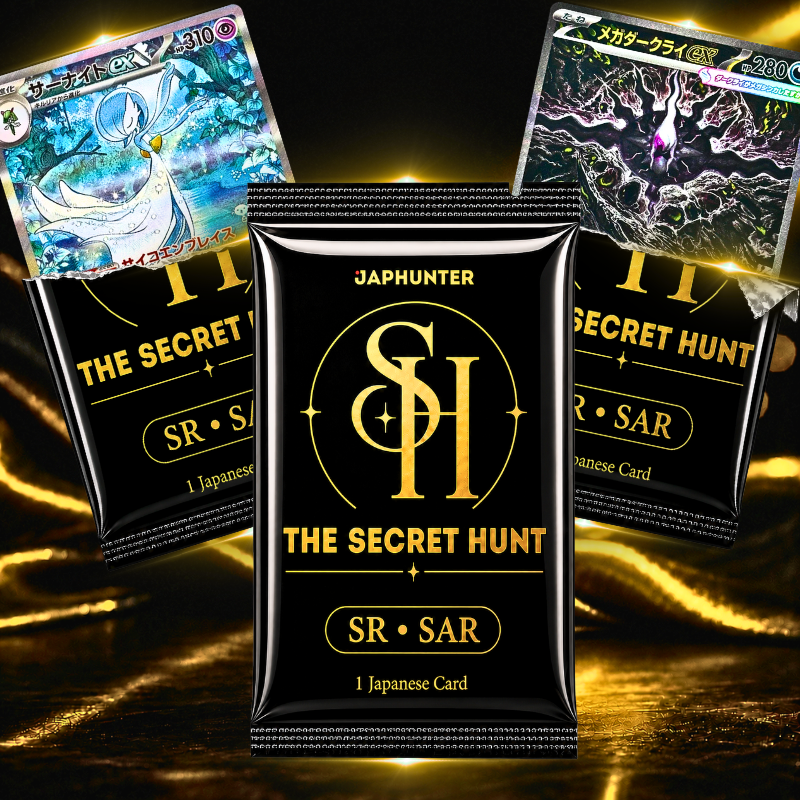 The Secret Hunt Mystery Pack | 1 Japanese Pokémon SR or SAR Card