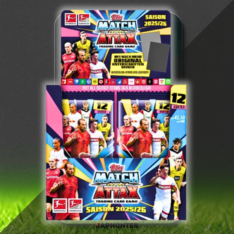 Topps Match Attax Bundesliga 2025/26 – Boîte de boosters (36 boosters)