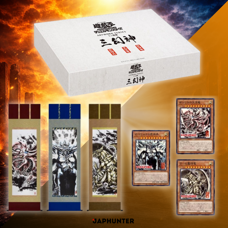 Yu-Gi-Oh! Mini Hanging Scrolls Egyptian Gods Set | ARTWORK SERIES | Japanese Edition | Limited Collection