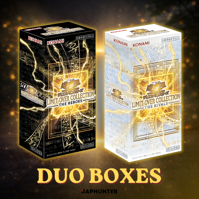 Yu-Gi-Oh! Limit Over Collection: The Heroes & The Rivals Booster Box Bundle | Japanese Edition