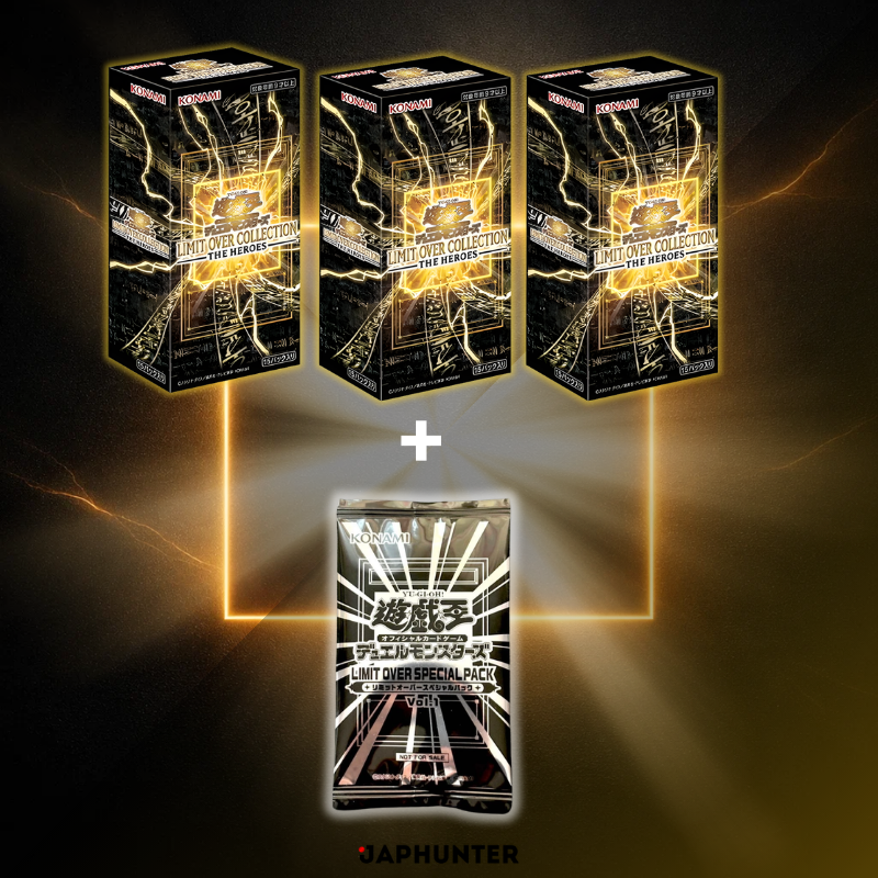 Yu-Gi-Oh! Limit Over Collection: The Heroes | Japanese Booster Box + promo pack