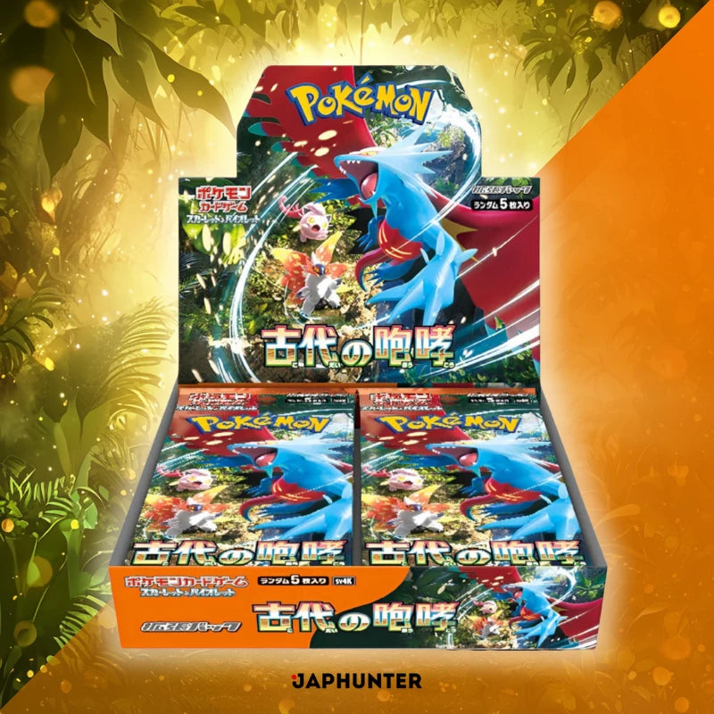 Pokémon Ancient Roar sv4K Japanese Booster Box Display