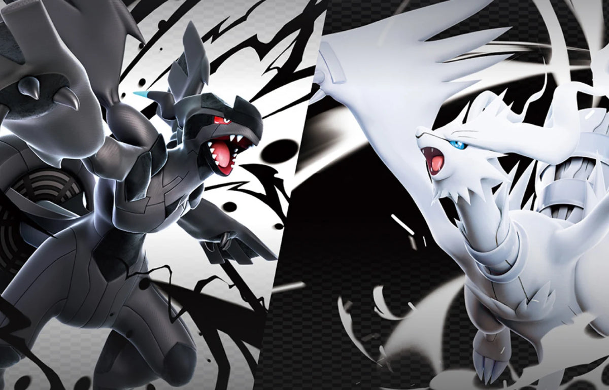 Zekrom and Reshiram, Pokémon Black Bolt and White Flare Simplified Chinese booster boxes