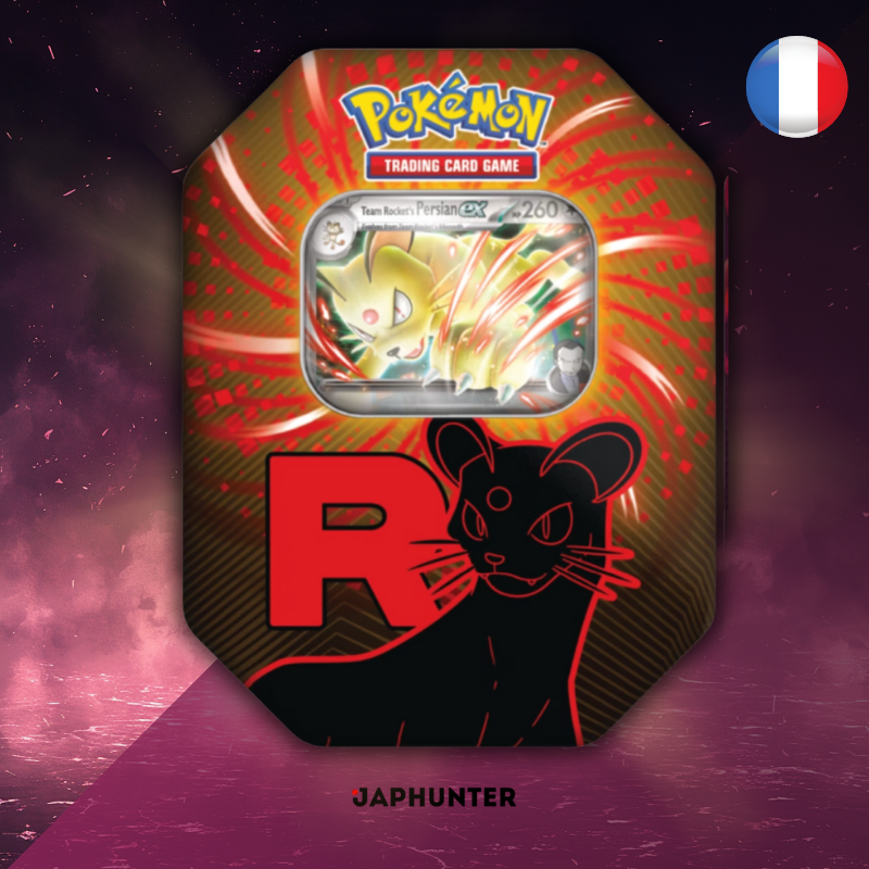 Pokémon TCG – Team Rocket Persian-GX Tin (FR)