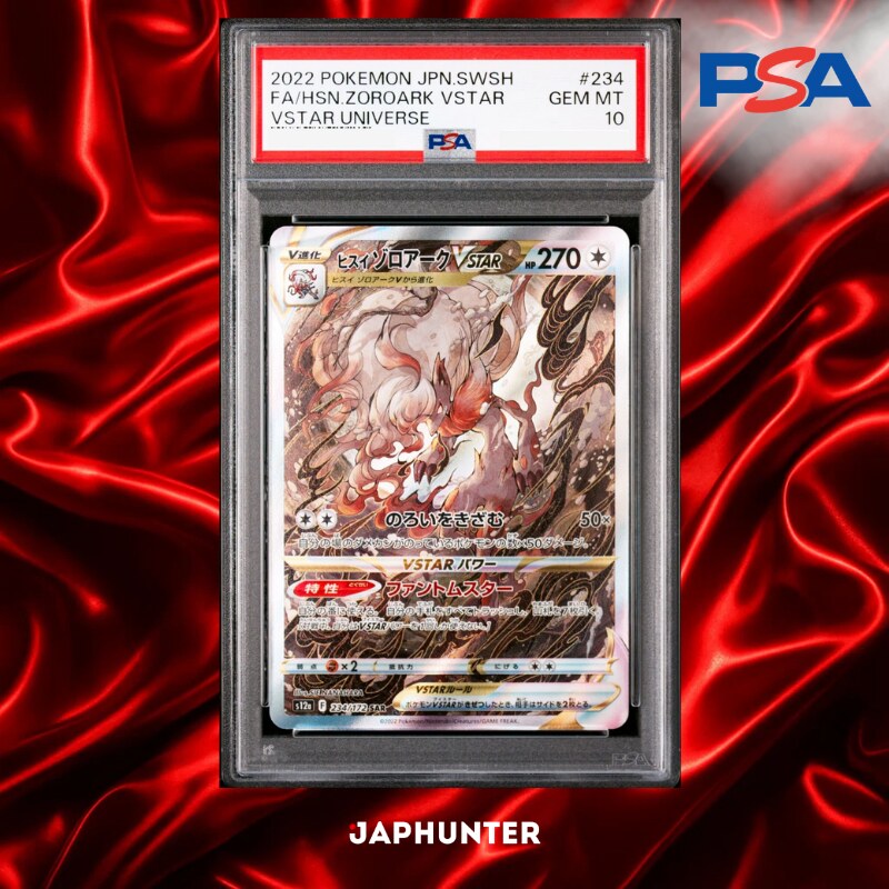 PSA 10 Hisuian Zoroark VSTAR SAR #234/172 – VSTAR Universe Japanese S12a