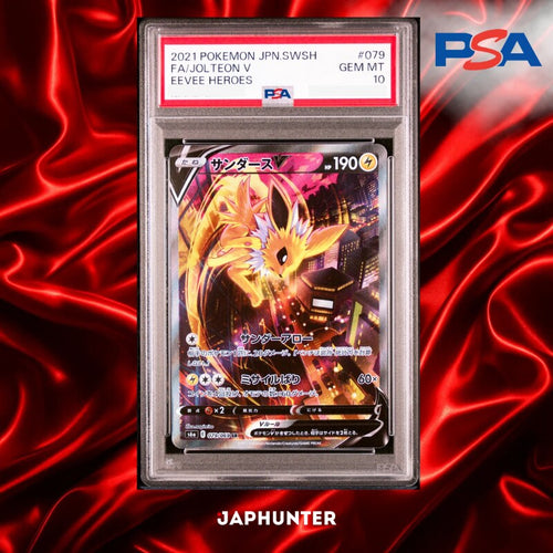 PSA 10 Jolteon V SR #079/069 – Eevee Heroes Japanese S6a