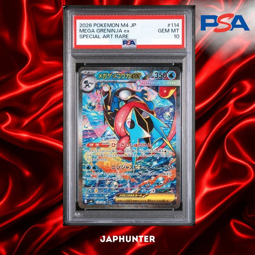 PSA 10 Mega Greninja ex SAR #114/083 – Ninja Spinner Japanese M4