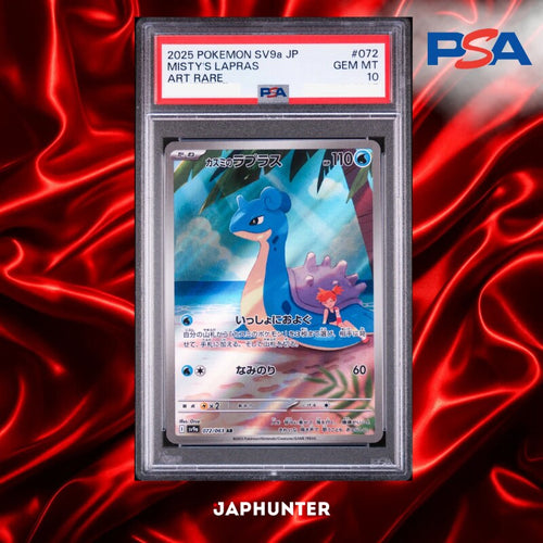 PSA 10 Misty's Lapras AR #072/063 – Heat Wave Arena Japanese SV9a